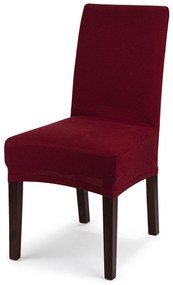 4Home Multielastyczny pokrowiec na krzesło Comfort, bordo, 40 - 50 cm, zestaw 2 szt.