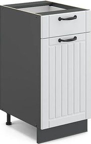 Szafka dolna do kuchni biały domek wiejski 40x51.6x82 fame-line