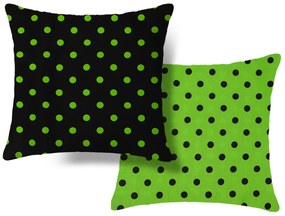 Zestaw 2 sztuk dekoracyjnych poszewek na poduszki COLAM GREEN 45x45 cm, zielony