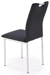 Krzesło tapicerowane K578 VELVET czarne HALMAR