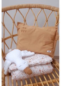 Brązowy bawełniany koc dziecięcy 100x135 cm – Malomi Kids