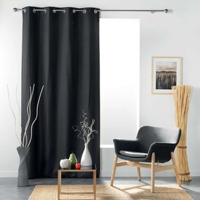Antracytowa zasłona zaciemniająca 135x280 cm Tissea – douceur d'intérieur