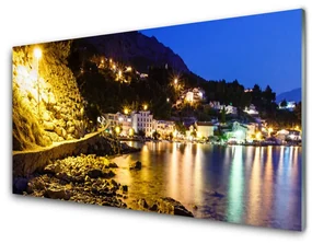 Panel Szklany Góra Plaża Krajobraz