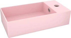 Różowa umywalka ceramiczna M3-H17