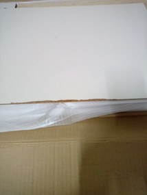Promocja stolik TV FROST 120x40 cm biały, dekor dąb alpejski II jakość