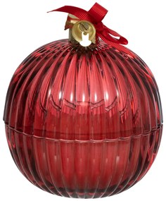 Świeca w szklanej bombce, Ø 11 cm