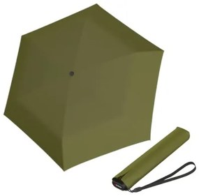 Knirps US.050 ultralekki, smukły, ręczny, Cardamom - lekki, składany, płaski parasol
