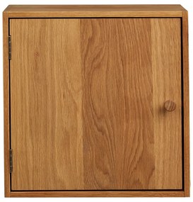 Wielopoziomowa półka z litego drewna dębowego w naturalnym kolorze 18 cm Townsville – House Nordic