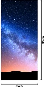 Fototapeta na drzwi - Nocne piękno gwiazd (95x205cm)