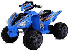 Quad na akumulator duże koła niebieski