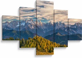 Obraz - panorama górska (125x70 cm)