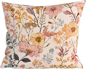 Bawełniana poszewka na poduszkę BLUMIRA POLY 45x45 cm, kolorowa