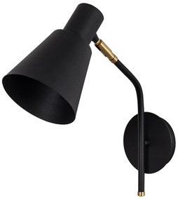 Kinkiet w czarno-złotym kolorze ø 15 cm Sivani – Opviq lights