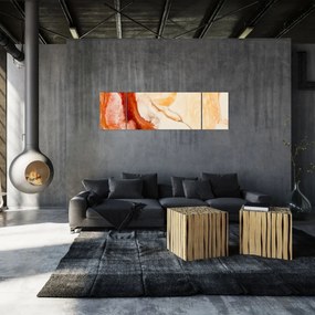 Obraz - Malarstwo abstrakcyjne (170x50 cm)
