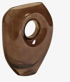 Wazon Szklany Lansing Marrón Trigo - Sklum