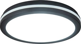 Prezent 70334 - ściemnialna zewnętrzna oprawa sufitowa LED GARDEN/20W/230V IP65 czarna