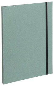 Zielony kartonowy organizer Paulina Canvas Paper Laminate A5 – Bigso