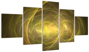 Nowoczesny abstrakcyjny obraz (125x70 cm)