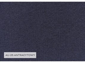 Antracytowy rozkładany/ze schowkiem narożnik (lewostronny/w kształcie litery L) Classy Sophie – Miuform