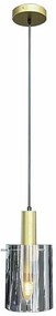 Złota lampa wisząca z metalu M6-L98