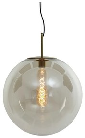 Lampa wisząca w kolorze brązu ze szklanym kloszem ø 48 cm Medina – Light &amp; Living