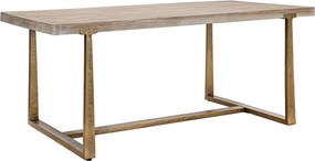 Stolik VKH575, Brązowy, 180x90x78 cm, Kendra Home