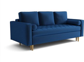 Rozkładana sofa MONZA 225x95x100 cm – granatowy Monolith 77