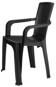 Fotel rattanowy Night 52 x 56 x 84 cm