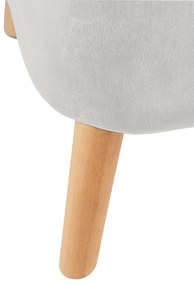 Pufa do salonu EMMA, welurowa, z miejscem do przechowywania, 42, 5 cm, WENKO