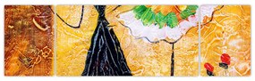 Obraz - Tańczące baletnice, obraz olejny (170x50 cm)
