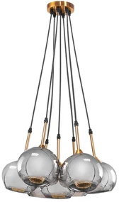 Lampa Sufitowa Wisząca Szklane Kule APP898-7CP