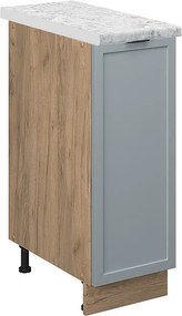 Szafka apteczna jasnoniebiesko-szary 30x60x82 fame-line