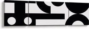 Obraz - Abstrakcja geometryczna N⁰3 (170x50 cm)