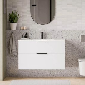 Duravit Waschbecken mit Waschtischunterschrank TIM 100 cm