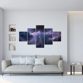 Obraz - Kosmiczna mgławica (125x70 cm)