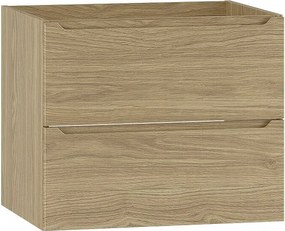 Szafka pod Umywalkę 60cm 2 Szuflady Dąb Olejowany Etna