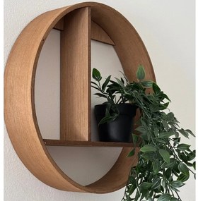 Dekoracyjna półka ścienna ACCENTS 37 cm - różne kolory Kolor: Jasnobrązowy