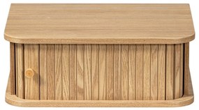 Wisząca szafka nocna w dekorze sosny w naturalnym kolorze Jena – WOOOD