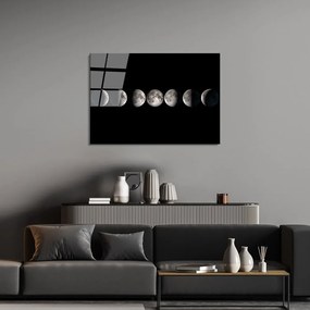 Szklany obraz 100x70 cm Moon Phases – Wallity