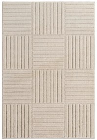 Dywan nowoczesny 3D Art kremowy Kwadraty 160 cm x 230 cm