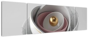 Obraz - Złota perła (170x50 cm)