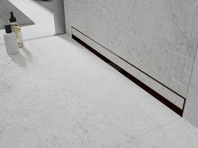 Mexen Flat Wall odpływ liniowy ścienny 2w1 50 cm, różowe złoto - 1630050