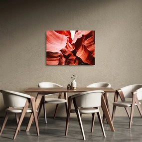 Obraz na szkle czerwonych skał (70x50 cm)