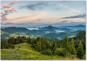 Foto obraz szklany Panorama Pieniny