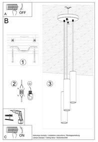 Zielona lampa wisząca ø 19,5 cm Castro – Nice Lamps