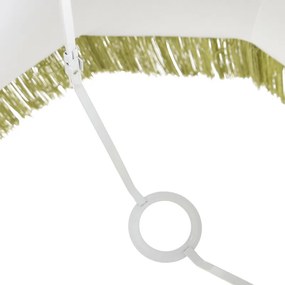 Abażur z jedwabiu zielony 45 cm - Granny