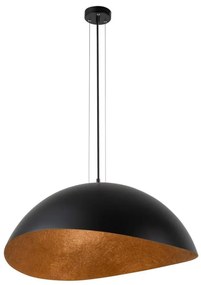 Lampa wisząca SOLARIS 1xE27/60W/230V czarno-miedziana