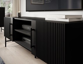 Stolik RTV RAFTT 152x55 cm, czarny