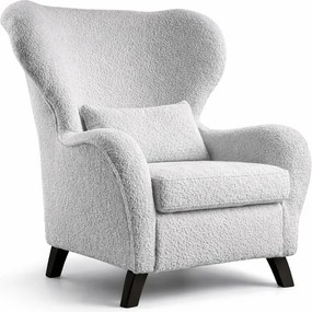 Szary fotel uszak Miuform Miuf