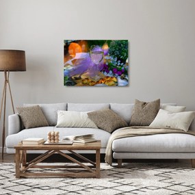 Obraz na szkle - piknik (70x50 cm)